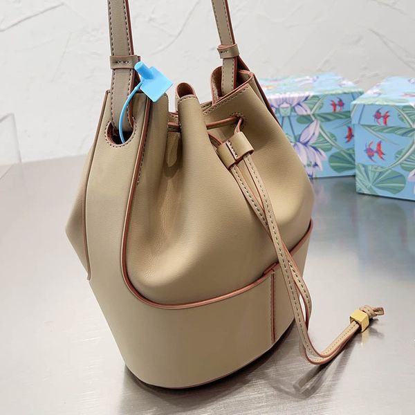 

bags designer bag spliced bucket bag crossbody women handbags brand lady the tote bags leather ladies shoulder purses 6 colors plain drawstr