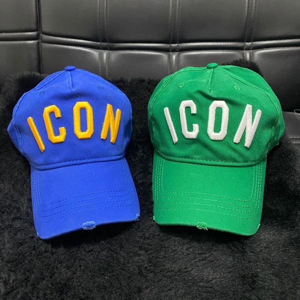 

dsqsury dsq d2 icon hats letter embroidered baseball cap peaked caps fashion designer men women sun visor hat, Blue;gray