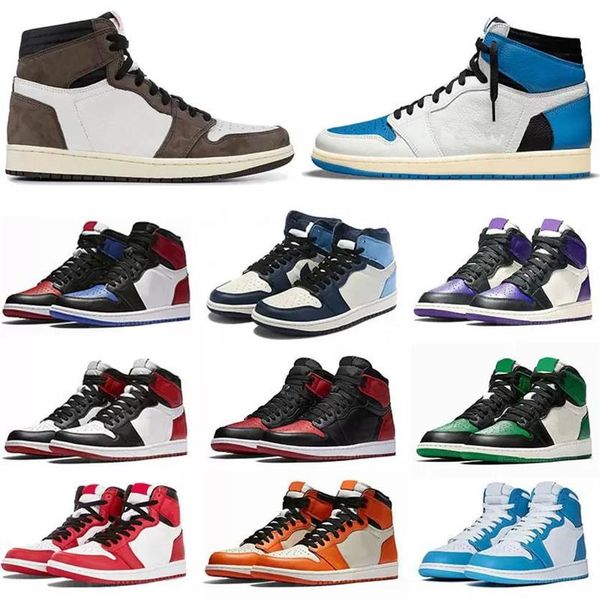 

jumpman 1 basketball shoes high men women og university blue fearless obsidian unc banned bred toe chicago red sport eur 36-48 wit237i