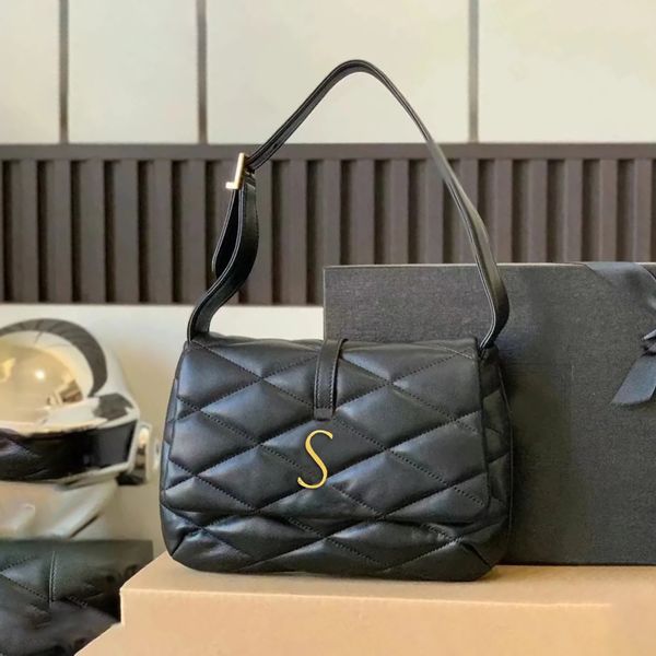 

2022 latest le 57 tote shoulder bag strap handle luxury designer hobo clutch wallet womens mens classic square quilted overlock hangdbag cro