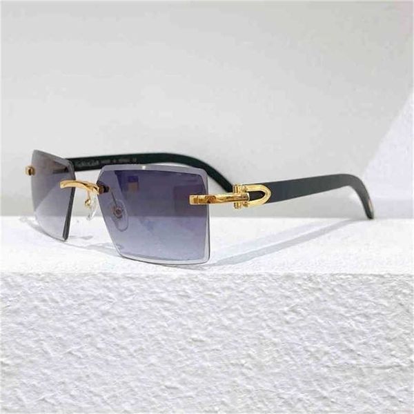 

30% off 2023 all-match wood men stylish cut lots of room for women luxury carter designer eyewear gafas sol mujer, White;black
