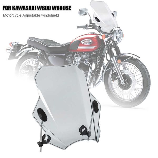 

windshield motorcycle adjustable windshield for kawasaki w800 w800se 0203