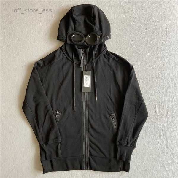 

cp hooded outdoor sweatshirt sports zipper cardigan nylon waterproof coat functional wind men's clothing ins new 1 kwkh, Black