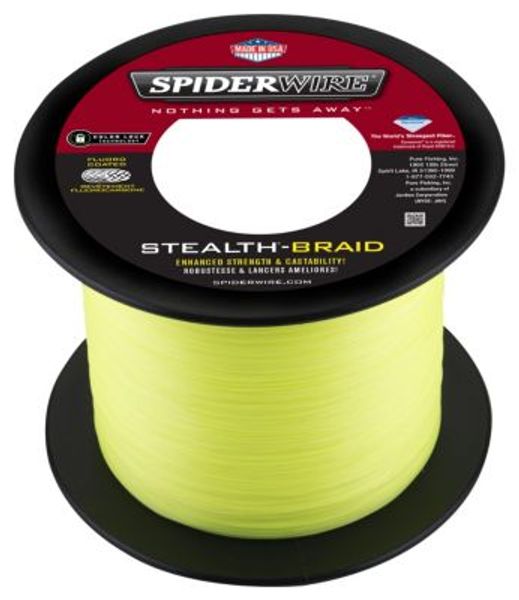 

spiderwire stealth 8lb superline hi-vis yellow 1500yd