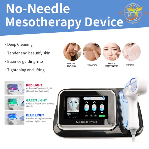 

rf portable needle fractional mesotherapy gun meso machine wrinkle removal water skin rejuvenation salon use199