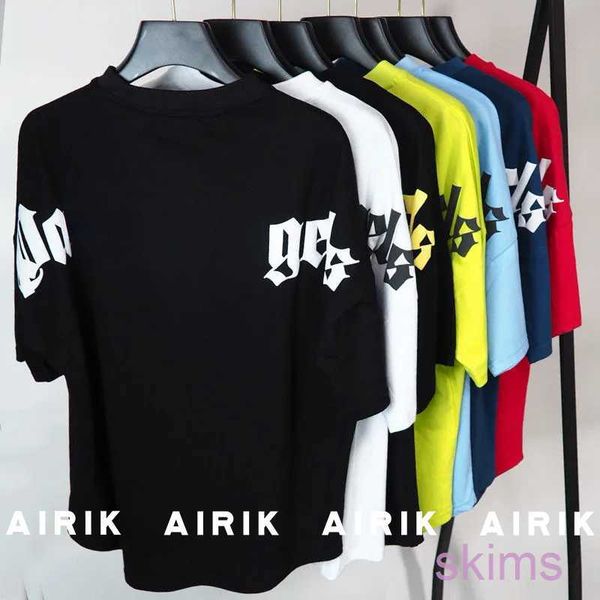 

men's t-shirts tees tshirt summer fashion mens womens designers t shirts long sleeve palms luxurys letter tshirts clothing short, White;black