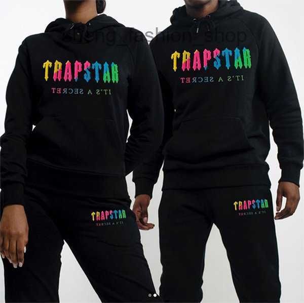 

8 styles trapstars hoodies towel embroidery mens designers clothing europe and american style sweatshirt designer 6 nocz, Black