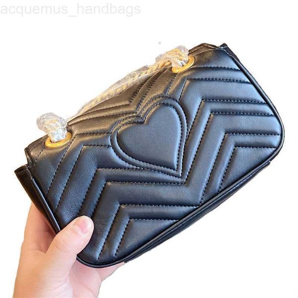 

chain quality high shoulder bag leather luxury designer women handbag crossbody 3sizes marmont messenger classical handbags wallet ggity