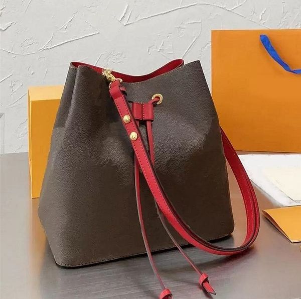 

women leather shoulder bag designers handbags purse female messenger bag tote crossbody bags m44022 m44887 sqqwi dbcd, Red;black