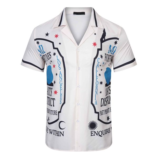 

designer mens casual shirts short sleeves mens printed t shirts us size -xxxl, White;black