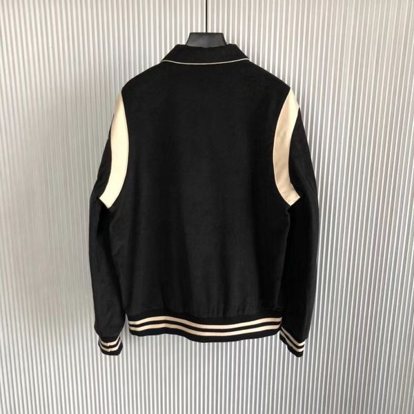 

men's jacket's luxury brand original splicing design highend fashion famous baseball clothes 230203, Black;brown