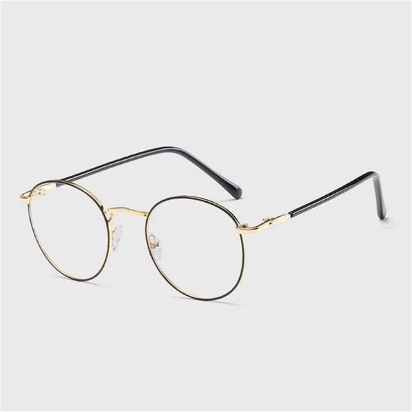 

22% off2023 retro round full-frame women eyeglasses spectacle female optical reading computer eye frame men 9765, White;black