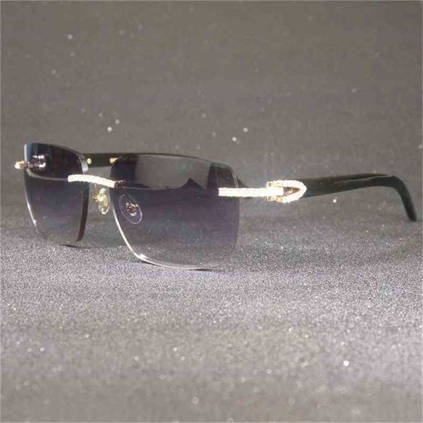 

36% off 2023 rhinestone carter luxury square mens retro thick lenses shades vintage sunglass gafas sol for women, White;black