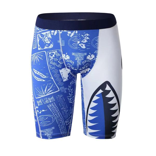 

2023 new shinesty underwear for men cotton boxers fashion luxury brand underwears summer sun quick dry shorts geometric printed underpant 10, Black;white