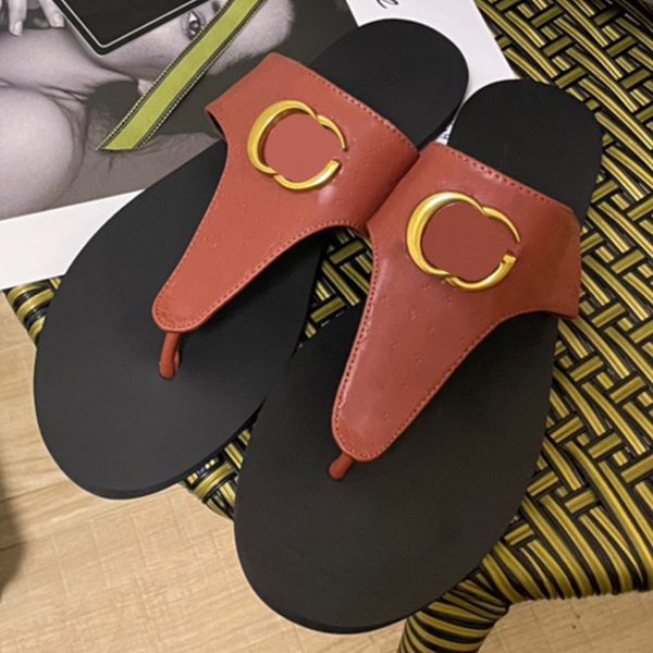 

popular famous brand sandals slippers spring summer fashion upper with logo travel beach daily versatile slipper sandal sandals famous desig, Black