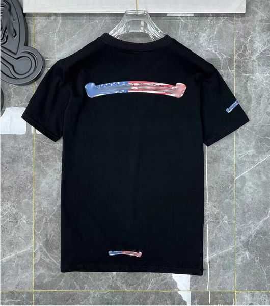 

luxury mens classics t shirts fashion brand crew neck short sleeves tees ch t-shirts sanskrit sweater casual 42jyuk, White;black