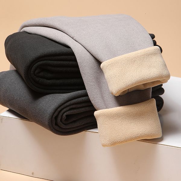 

men's thermal underwear zjx winter warm mens long johns men leggings thermos pants male wool thick cotton knee 230202, Black;white