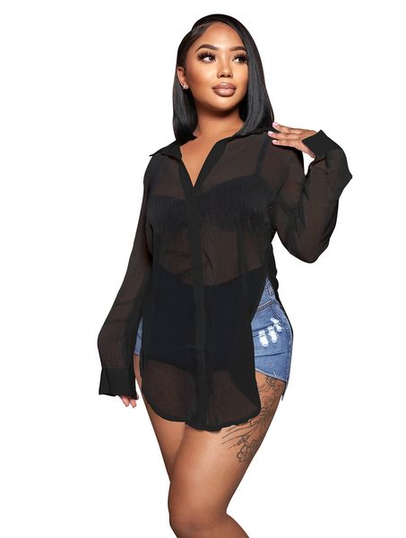 

women shirts loose swimsuit cover up v-neck bathing suit beach coverup shirt bikini beachwear dress, White