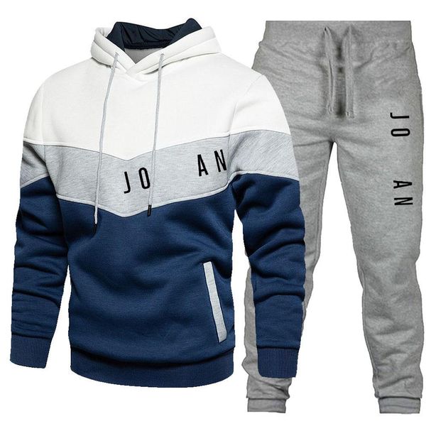 

tech fleece tracksuit mans sport pants sweatshirt classic muticolor gym windproof warm drawstring pullover long sleeve designer hood, Black