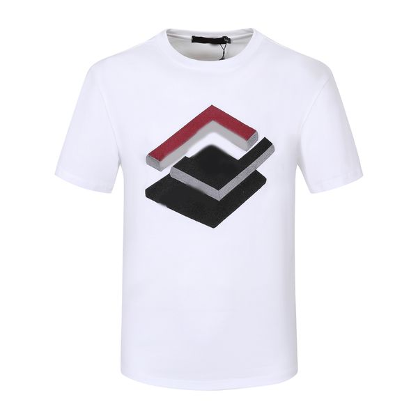 

2023 men's t-shirts designer t shirts men fashion paint drip printed t-shirt cotton casual tees short sleeve luxury medusa streetwear t, White;black