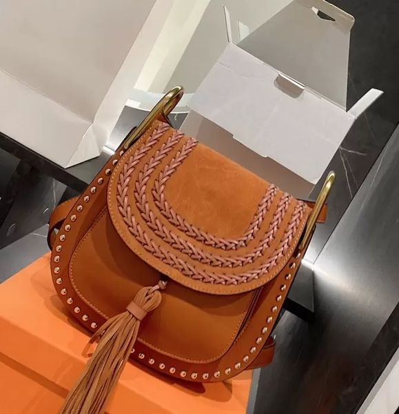 

vintage classic tassel saddles luxurys designer bag shoulder bag tote woody retro fashion women purses handbags crossbody clutch flap genuin