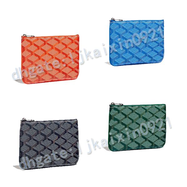 

2023 luxury designer wallets for men and women bank card holder coin passport holder fashion print style short senate mini wallet key bag ho, Red;black