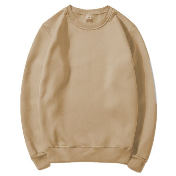 

men's hoodies sweatshirts kb spring malewomen casual round collar solid color sweatshirt 230202, Black
