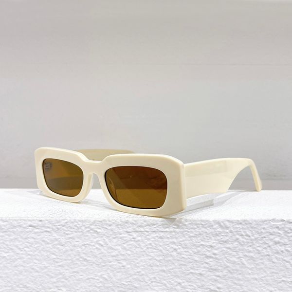

large frame nude brown lens sunglasses for men women designer sun glasses shades outdoor uv400 protection eyewear with box, White;black