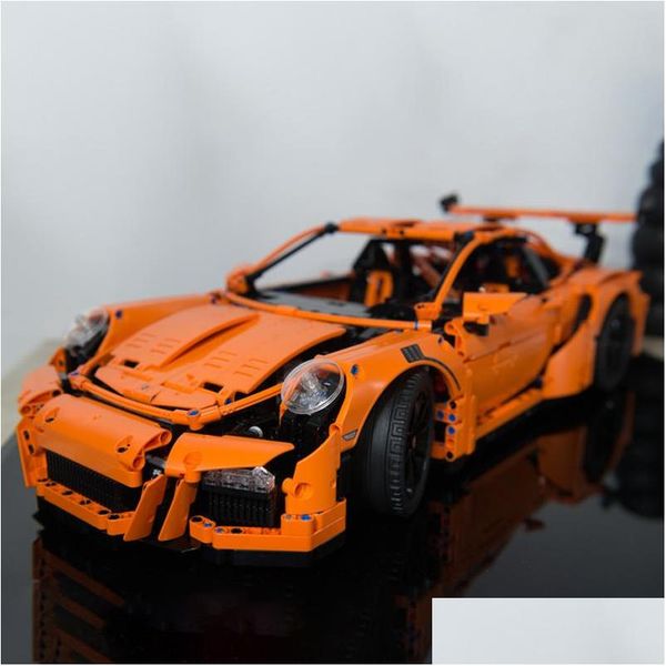 

2704Pcs Blocks Technology Block Series Supercar Racing Car Building Bricks Toys Comptible 42056 Drop Delivery Gifts Model Dhu8J, Multicolor