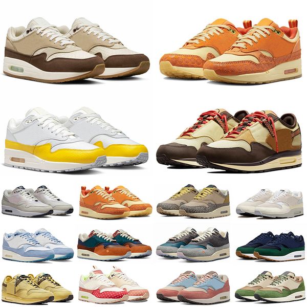 

trainers 1 running shoes mens women 87 sneaker sean wotherspoon patta waves noise aqua monarch travis cactus jack baroque brown anniversary