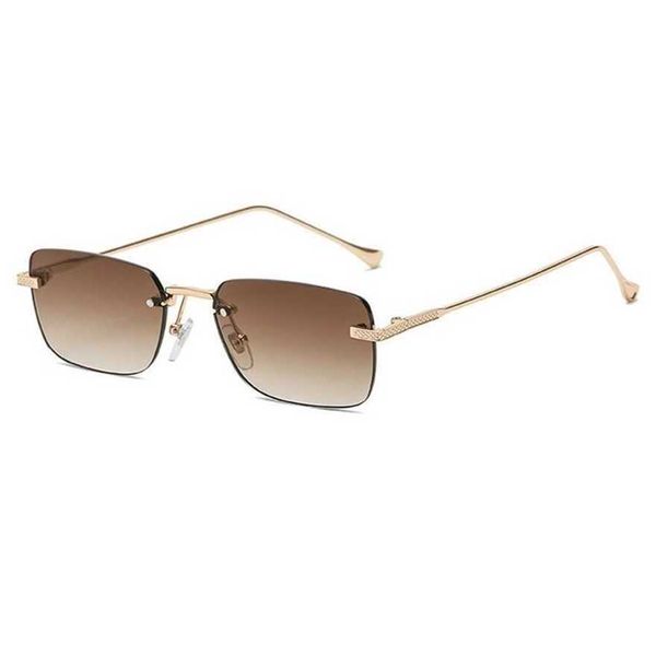 

32% off 2023 rimless mens fashion vintage wholesale retro stylish metal classic eyewear shades for lady, White;black