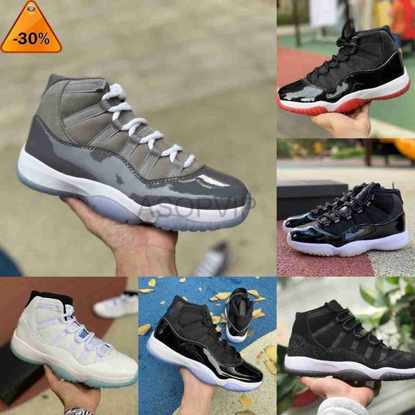

jumpman jubilee 11 11s high basketball shoes cool grey playoffs bred jorden legend blue space jam gamma blue barons easter concord 45 low, Black