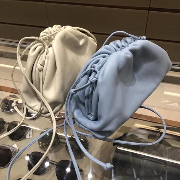 

evening bags cloud women bag pleated clip handbag soft leather woman split shoulder crossbody dumpling purse 01-gn-rpzzydevening