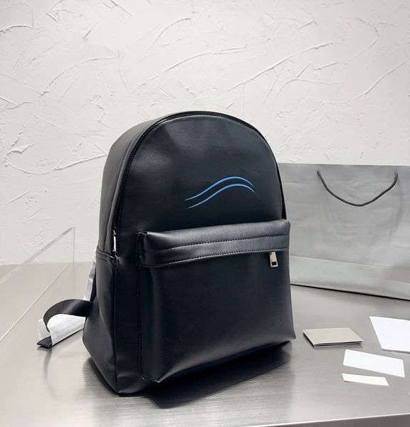 

designer mens double shoulder backpack luxury women's lapbag large capacity student bookbag leather travel bags
