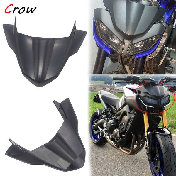

windshield motorcycle accessories windscreen yamaha mt-09 mt09 2017 2018 2019 screen protector front fender extension cover for fz 09 0203