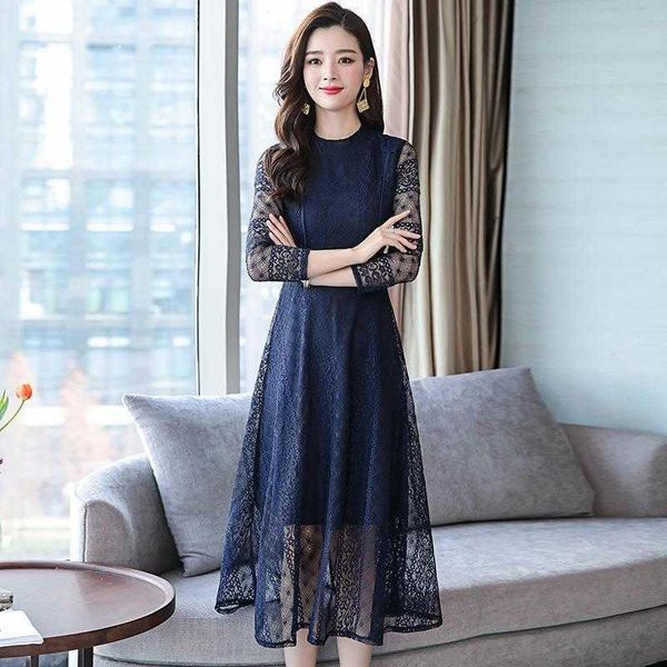 

very fairy dress long womens autumn and winter wide lady match with coat over the, Black;gray