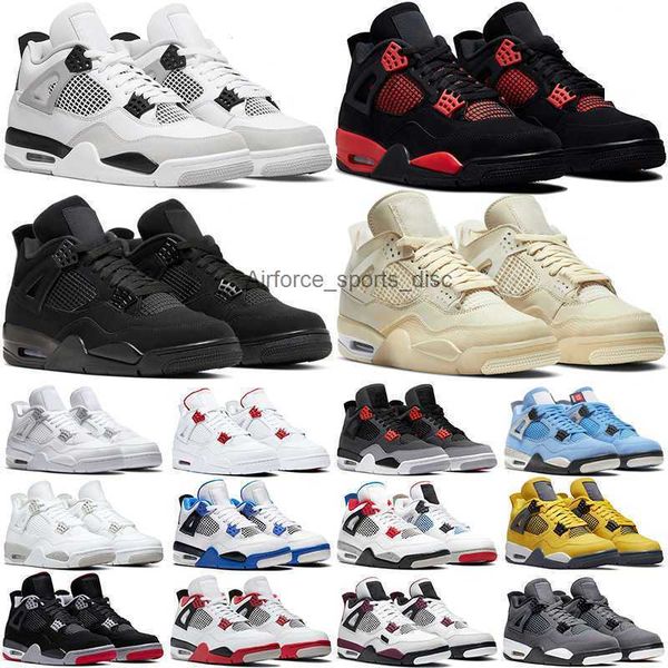 

basketball shoes trainer sneakers military black jumpman 4 4s men women