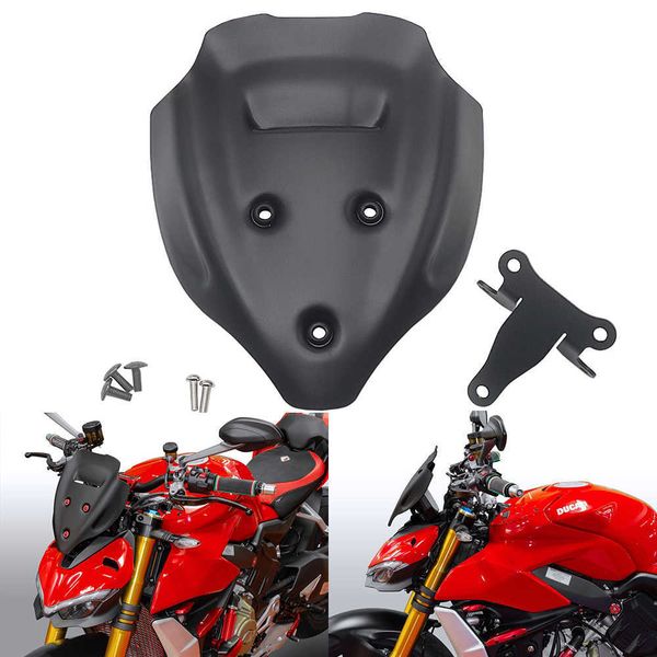 

2021 motorcycle accessories windscreen windshield viser baffle visor wind deflectors for ducati streetfighter v4 v4s 2020 2021 0203