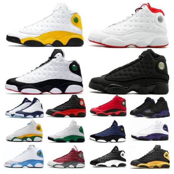 

new 13 13s mens basketball shoes sneakers cap and gown grey wheat starfish singles day reverse game reflective men women trainers sports sho