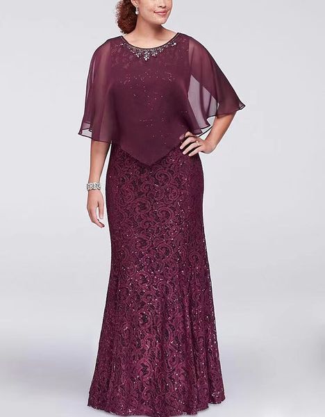 

mother of the bride dresses plus size burgundy wedding dress xfy78689, Black;red