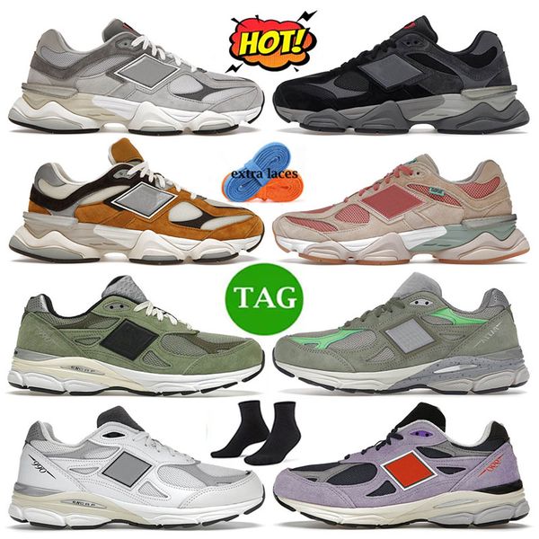 

2023 with socks 990v3 mens women casual shoes designer sneakers 9060 miusa teddy santis sea salt jjjjound olive joe freshgoods inside voices, White;red