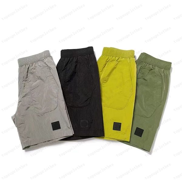 

beach shorts opstoney konng gonng brand summer shorts men's fashion running loose quick dry washing process of pure cotton fabric, White;black