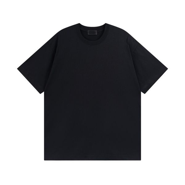 

new men's and women's wash logo letter printing short-sleeved t-shirt pure cotton two-color fashion elements simple spring and su, White;black