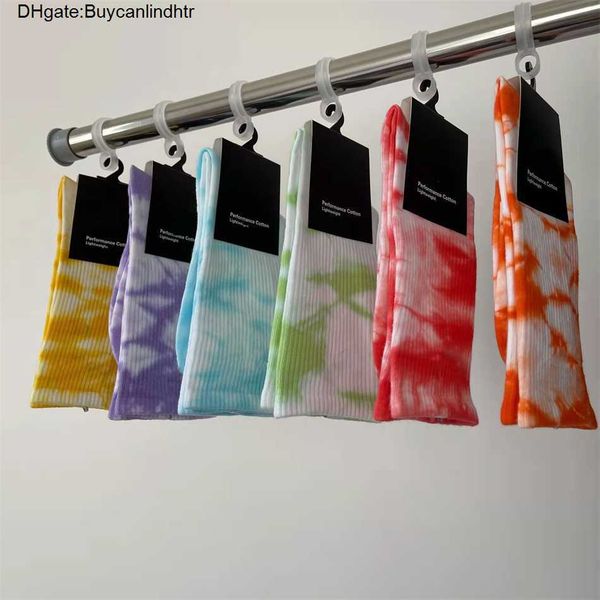

tie dye mens socks women cotton all-match classic ankle letter breathable black and white football basketball sports sock wholesale 2zv2