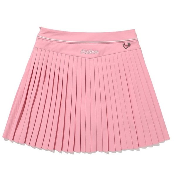 

tennis skirts golf wear ladies fashion pleated summer belt 230203, Black;red
