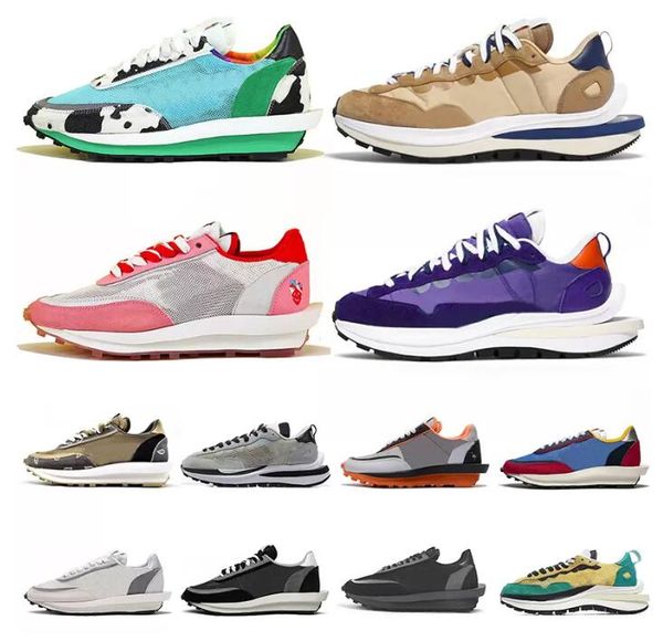 

sports ldv wholesalemens shoes fashion womens waffle running women waffle racer black white nylon summit multi pine green trainers varsity s