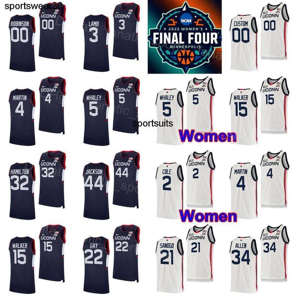 

ncaa final four college azzi fudd women uconn huskies jersey basketball 3 aaliyah edwards 20 olivia nelson-ododa christyn williams, Black;red