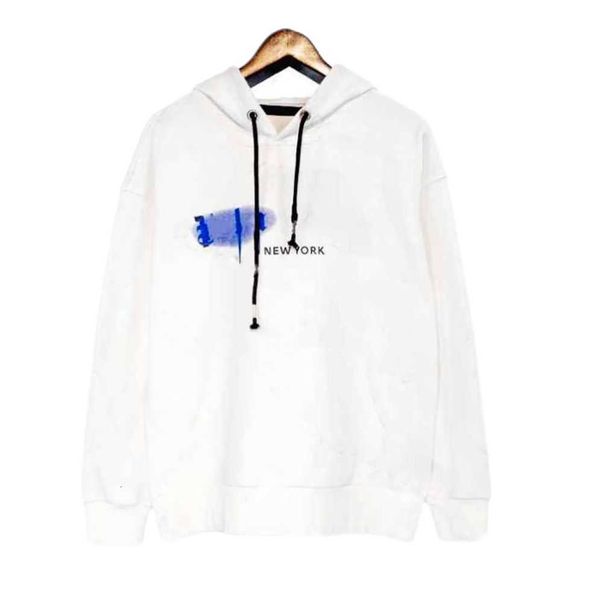 

men's hoodie hoodies palms palmangel city designer limited inkjet graffiti letter printing men's women's sailboat long-sleeve, Black