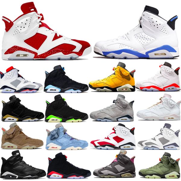 

mens basketball shoes 6s unc white jumpman 6 singles day gold hoops red oreo mint foam midnight navy british khaki metallic silver black cat