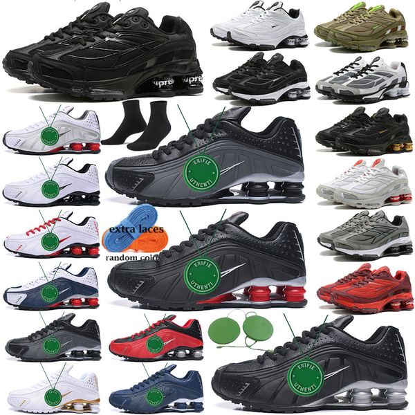 

men shox shoes size 12 avenue 803 301 tl r4 ride 2 750 running shoe triple black white oz nz gold silver metallic enigma royal racer blue og